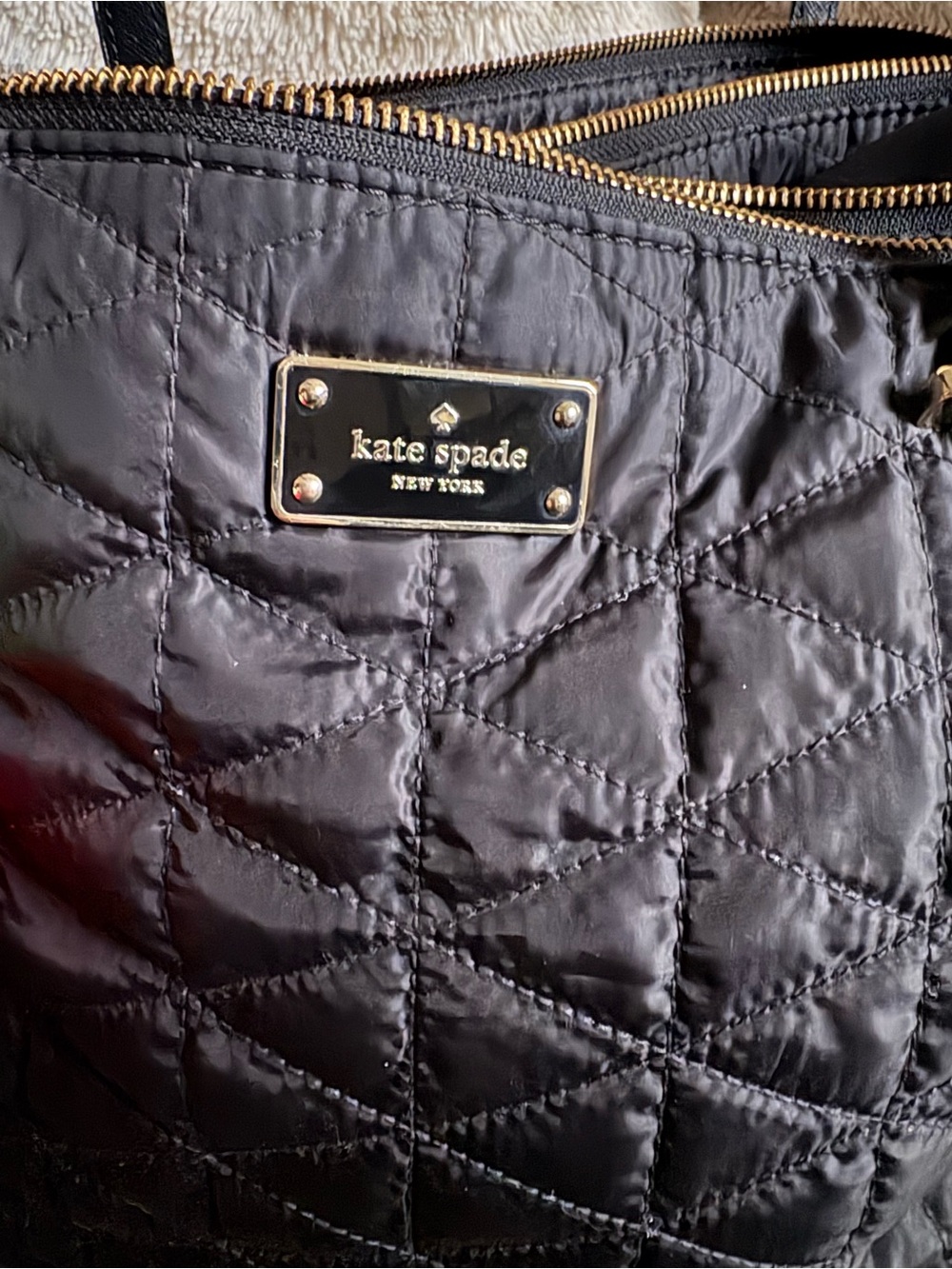 kate spade Black Quilted Tote - Picture 8 of 8